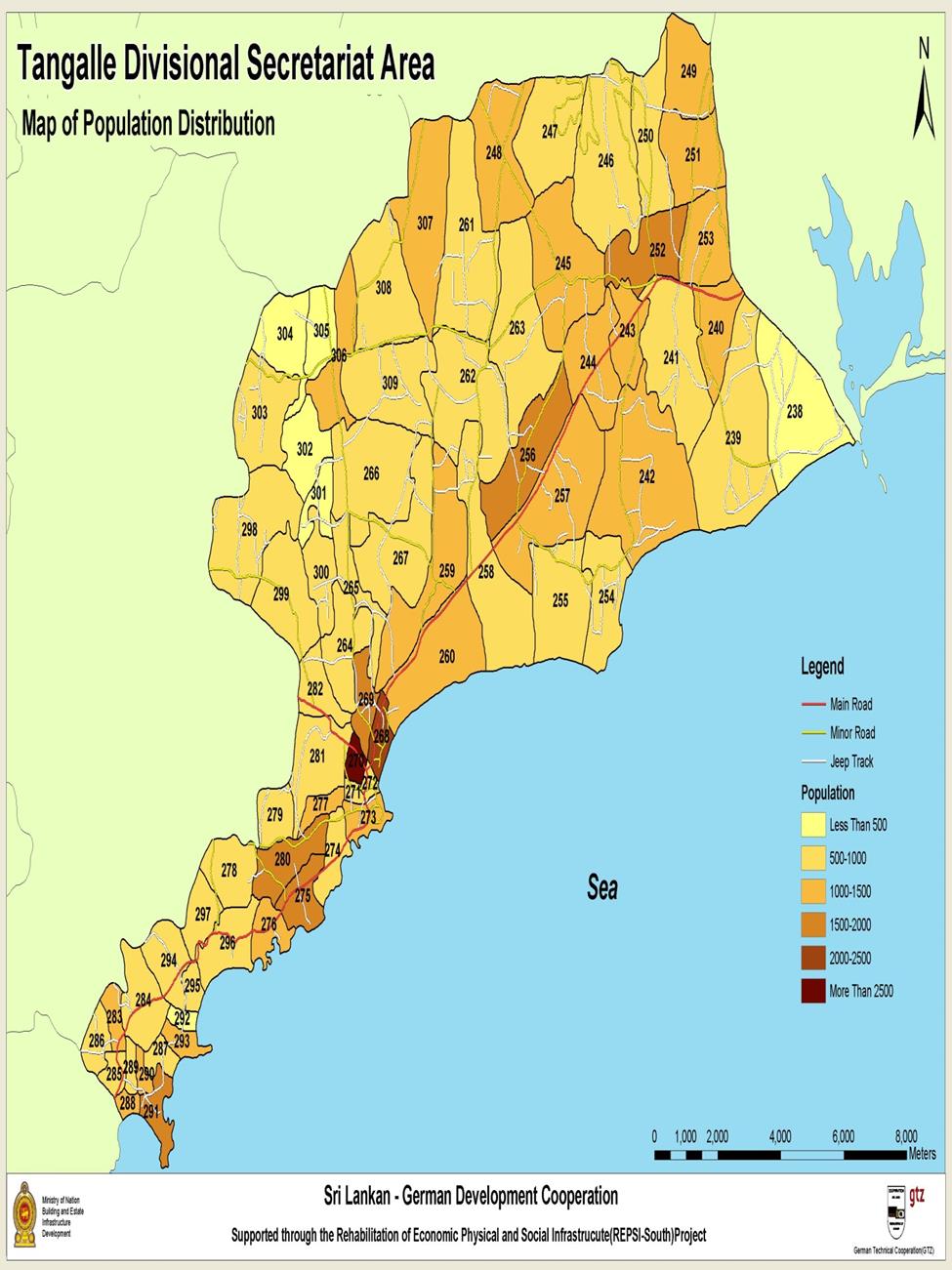 Tangalle Map